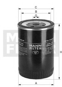 Топливный фильтр MANN-FILTER WK929