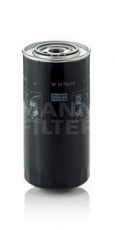 Масляний фiльтр MANN-FILTER W1170/16