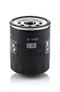Фільтр масла MANN-FILTER W1140/5 (фото 1)