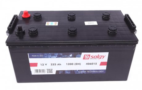 Стартерна батарея (акумулятор) SOLGY 406015 (фото 1)
