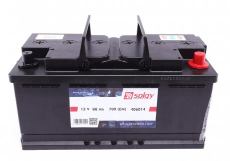 Стартерна батарея (акумулятор) SOLGY 406014 (фото 1)