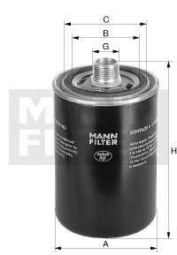 Гидравлический фильтр MANN-FILTER WD940/4 (фото 1)