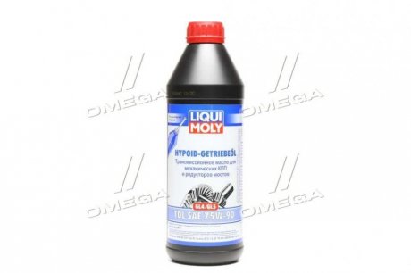 Олива трансмис. Hypoid-Getriebeoil TDL (GL-4/GL-5) 75W-90 (Каністра 1л) LIQUI MOLY 3945