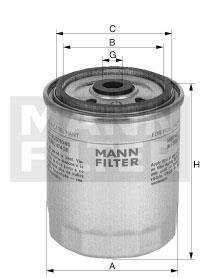 Фильтр топливный John Deere (MANN) MANN-FILTER SP3008-2x