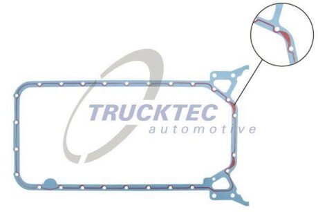 Прокладка масляного піддону TRUCKTEC AUTOMOTIVE 02.10.100