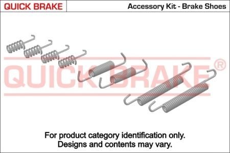 Комплект пружинок QUICK BRAKE 105-0832 (фото 1)