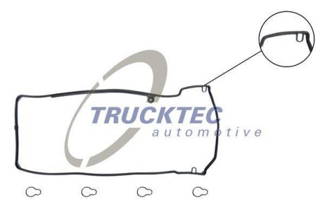 Прокладка кришки клапанів TRUCKTEC AUTOMOTIVE 02.10.121