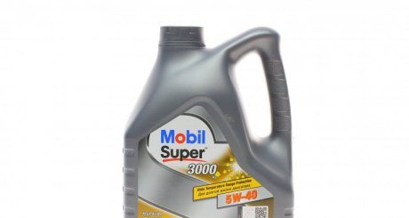 Масло моторное SUPER 3000 X1 5W-40 4L MOBIL 152566 (фото 1)