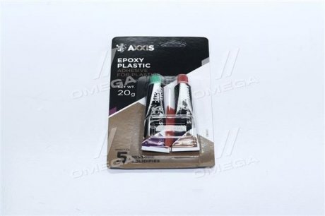 Клей для пластмас 20г Epoxy-Plastic AXXIS VSB-022