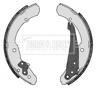 Гальмiвнi колодки барабаннi BORG & BECK BBS6230