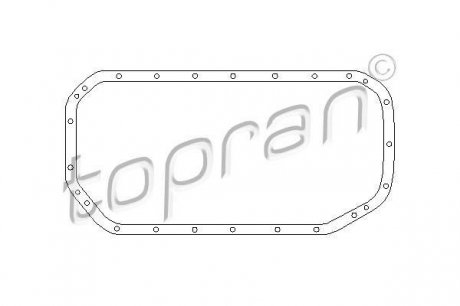 Прокладка масляного пiддона TOPRAN / HANS PRIES 500777 (фото 1)