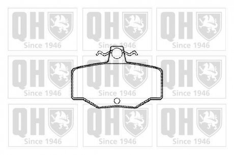 Колодки тормозные (задние) Nissan Almera 00-06/Primera 90-02 Quinton Hazell BP577