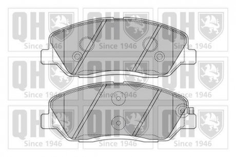 Гальмiвнi колодки дисковi Quinton Hazell BP1595