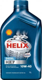 Мастило двигуна Helix Diesel HX7 10W40 1L SHELL 550040427 (фото 1)