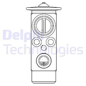 Розширювальний клапан кондицiонера Delphi CB1024V (фото 1)