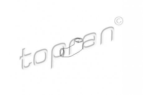 Шланг радиатора TOPRAN / HANS PRIES 205720 (фото 1)