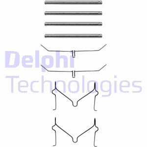 Ремкомплект гальмівних колодок Delphi LX0182 (фото 1)