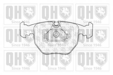 Гальмiвнi колодки дисковi Quinton Hazell BP1052