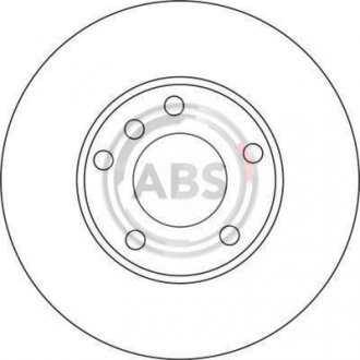 Гальмiвнi диски A.B.S. 17335 (фото 1)