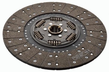 Диск зчеплення органічний (395мм) повний профіль DAF CF 65, LF 45, LF 55 GR165S1/GR184S1/GR210S1 03.06- SACHS 1878 007 279 (фото 1)
