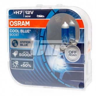 Автолампа Cool Blue Boost H7 PX26d 80 W светло-голубая OSRAM 62210CBBHCB (фото 1)