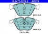 Комплект тормозных колодок, дисковый тормоз CERAMIC ATE 13.0470-7275.2 (фото 4)