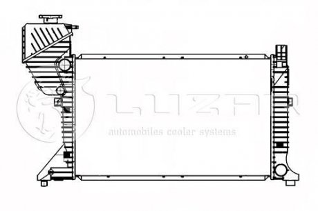 Радиатор охлаждения Sprinter (00-) LUZAR LRc 1550 (фото 1)
