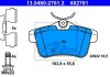 Комплект тормозных колодок, дисковый тормоз ATE 13.0460-2761.2 (фото 3)