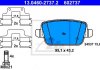 Комплект тормозных колодок, дисковый тормоз ATE 13.0460-2737.2 (фото 3)