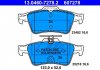 Комплект тормозных колодок, дисковый тормоз ATE 13.0460-7278.2 (фото 3)