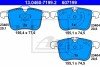 Комплект тормозных колодок, дисковый тормоз ATE 13.0460-7199.2 (фото 3)