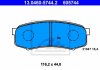 Комплект тормозных колодок, дисковый тормоз ATE 13.0460-5744.2 (фото 3)