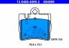 Комплект тормозных колодок, дисковый тормоз ATE 13.0460-4069.2 (фото 3)