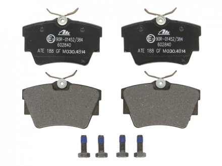 Комплект гальмівних колодок з 4 шт. дисків ATE 13.0460-2840.2 (фото 1)