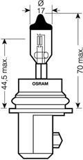 Лампа галогенная HB5 12V 65/55W OSRAM 4050300148816 (фото 1)