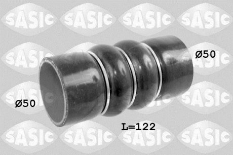 Патрубок інтеркуллера (резиновый) 1.8 SASIC 3336049 (фото 1)