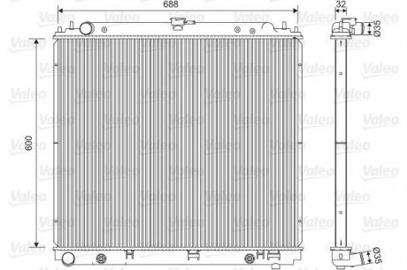 Теплообмінник Valeo 701566