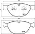 Гальмівні колодки дискові BREMBO P06058 (фото 1)