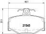 Комплект гальмівних колодок з 4 шт. дисків BREMBO P56024 (фото 1)