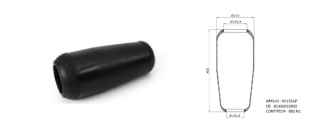 ПНЕВМОРЕСОРА CONTI 882N1 APLUS 91135AP+