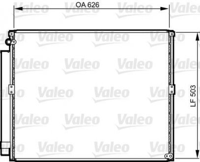 Радиатор кондиционера Valeo 814236 (фото 1)