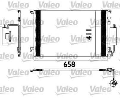 Радиатор кондиционера Valeo 817648 (фото 1)