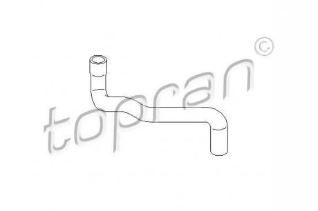 Шланг гумовий системи охолодження TOPRAN / HANS PRIES 109010