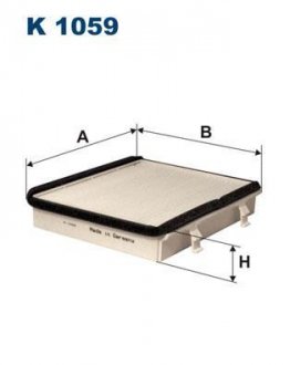 Фiльтр салону FILTRON K1059