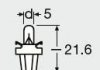 Лампа накаливания 12V 1.2W B8.5d OSRAM 4050300891255 (фото 2)