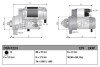 Стартер (12В, 2кВт, новий із заставою) LEXUS GS, LS, SC 4.0/4.3 12.94-11.11 DENSO DSN1223 (фото 3)