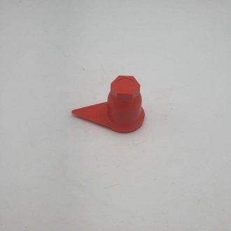 Ковпачок на колісну гайку 33 "Стрілка" пластиковий червоного кольору Турция 33CAPRD (фото 1)