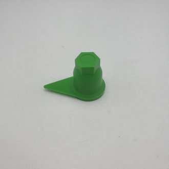 Ковпачок на колісну гайку 33 "Стрілка" пластиковий зеленого кольору Турция 33CAPGN (фото 1)