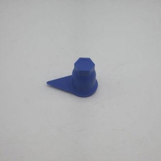 Ковпачок на колісну гайку 32 "Стрілка" пластиковий синього кольору Турция CAPBU (фото 1)