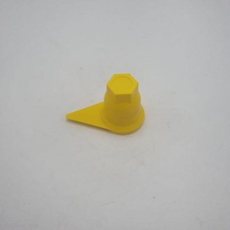 Ковпачок на колісну гайку 32 "Стрілка" пластиковий жовтого кольору Турция CAPYL (фото 1)